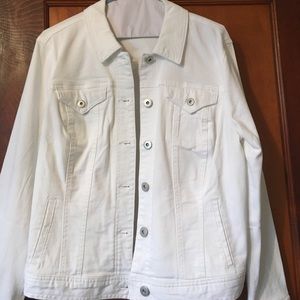 Style & Co White Jean Jacket